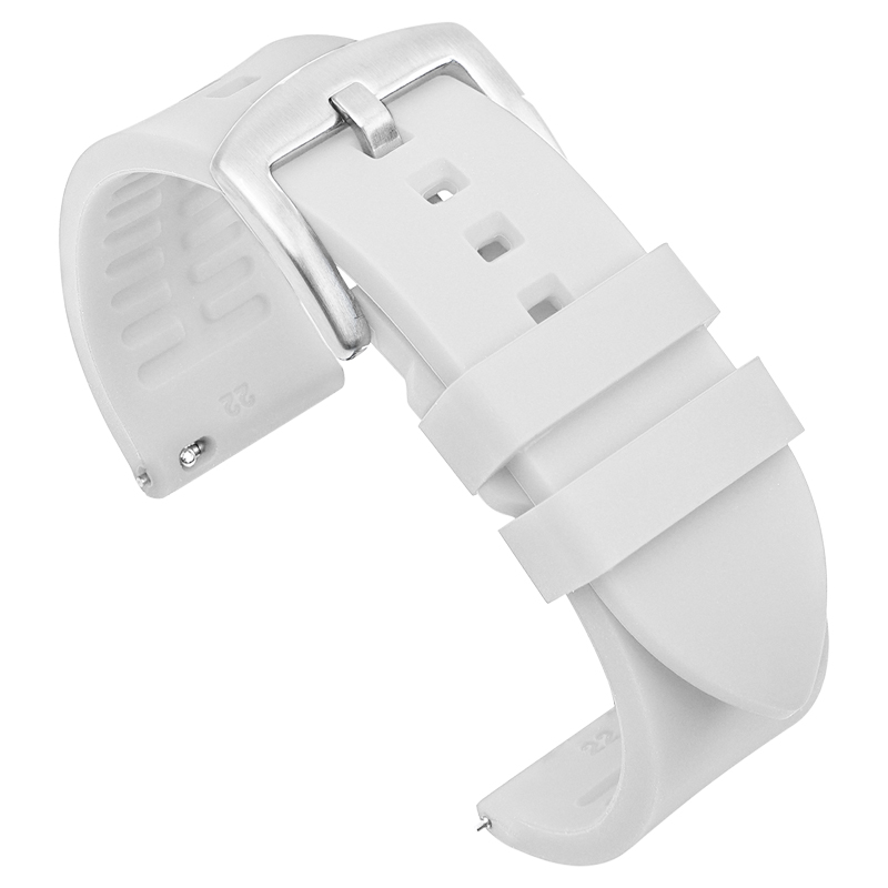 Blanc + Boucle argent