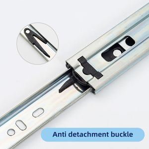 Gabinete de muebles de servicio pesado Extensión completa Cajón telescópico Riel deslizante Rodamiento de bolas Cajón deslizante - Product Image 5