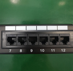 NEPCI Factory 10 pulgadas 12 puertos UTP Telecom Parts Cat5e/Cat6 Patch Panel XJY-GJ-19-128 - Product Image 5