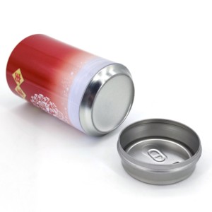卸売りOEM & ODM丸型ブリキ缶リサイクル可能金属コイン収納容器開放型ブリキボックス - Product Image 5