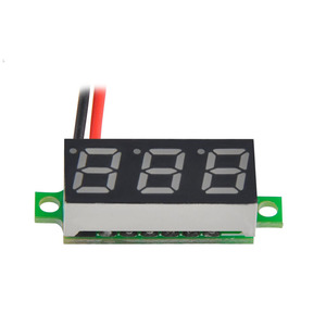 ミニ10個DC電圧計3線0-100V LEDディスプレイ電圧テスターコンパクトで正確な0.28 "IC - Product Image 4