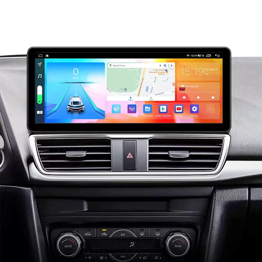 Lettore multimediale per auto Android12 per Mazda 3 Angkesaila Display di controllo centrale di navigazione & GPS retromarcia immagine autoradio