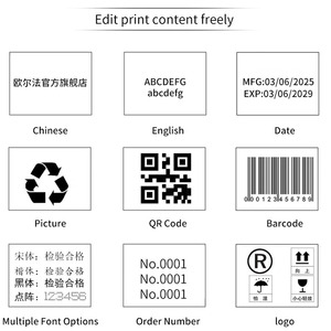 Impresora de inyección de tinta avanzada duradera de alta calidad para máquina de codificación de etiquetas para codificación de etiquetas, codificación de cartón - Product Image 3