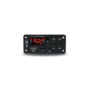 Беспроводной MP3 декодер модуль BT5.0 приемник автомобиля FM AUX USB MP3 WMA декодер плата цифровой светодиодный MP3 плеер аксессуары - Product Image 4