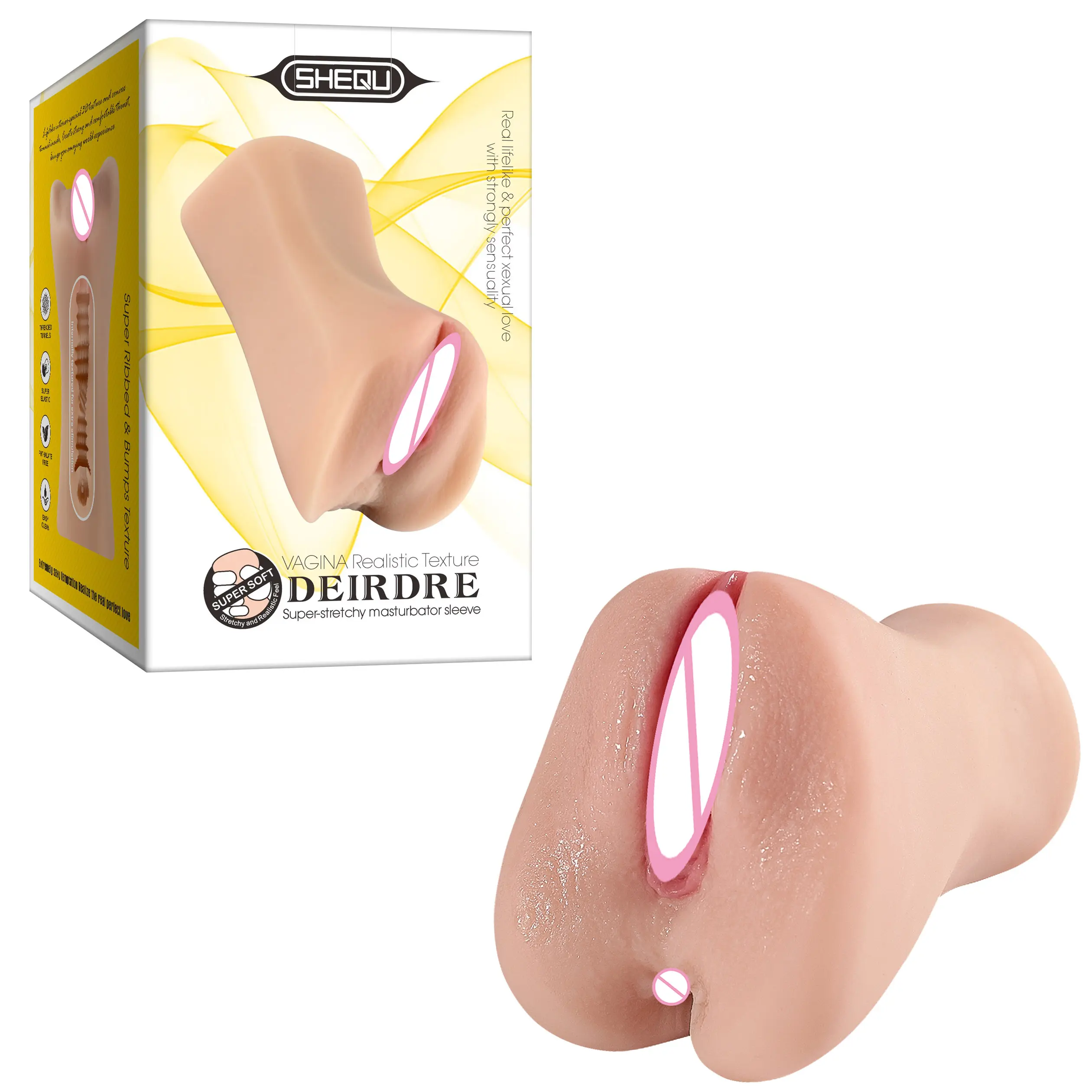 XISE Mini Sex Puppe mit realistischen strukturierten engen Anus und Mund Vagina Mastur bator Deep Throat Oral Adult Sexspielzeug für Männer