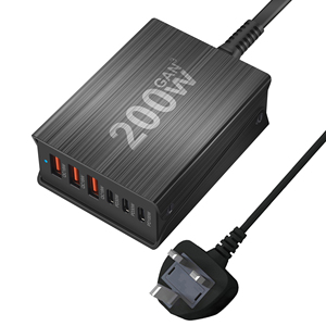 Hyto OEM 200W GAN 3 USB Type C A ชาร์จโทรศัพท์ตั้งโต๊ะได้อย่างรวดเร็วสำหรับ iPhone Apple Samsung caradores Para celular - Product Image 6