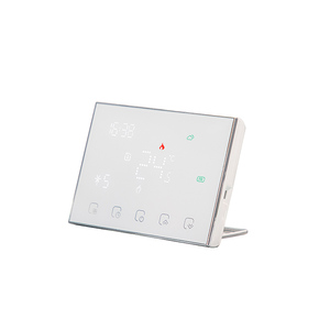 Schwarz-Weiß Smart Wifi RF drahtloser digitaler Thermostat Temperatur regler 16A für Fußboden heizung - Product Image 2