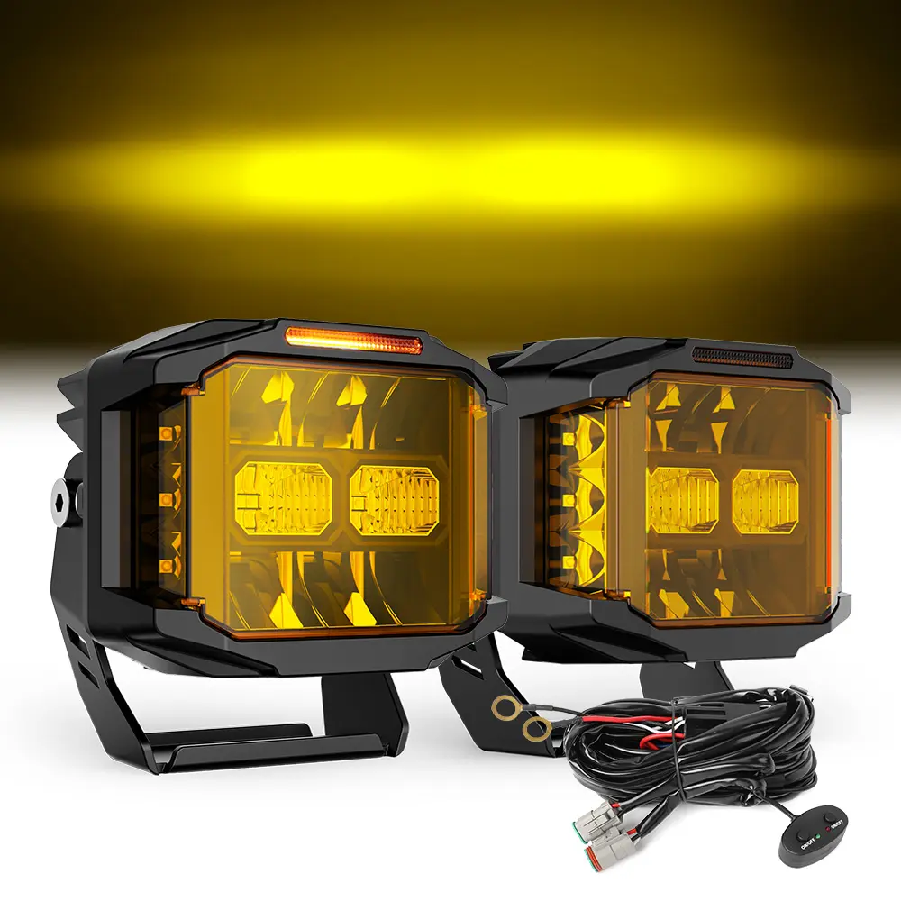 Sparatutto laterale fuori strada UTV RZR A-pilastro 5 pollici luce di guida A Led 12v 24v per Jeep