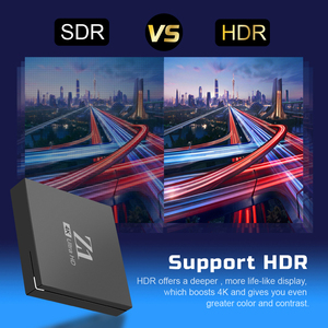 2025 Z1 4K HD TV Set-Top Box con control remoto por voz infrarrojo de doble frecuencia Procesador de cuatro núcleos Fuente directa de fábrica - Product Image 4