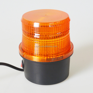 黄色10v-80v发光二极管工作灯嗡嗡圆形闪光灯汽车叉车闪烁叉车发光二极管警示灯 - Product Image 6