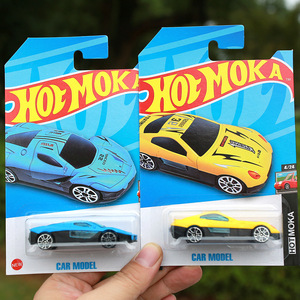 HOTMOKAハイブリッド24スポーティなダイキャスト合金レーシングトイ子供用ホットメタルおもちゃ小型スポーツカー楽しいレーシングモデル