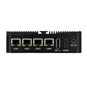 Mini ordenador PC barato de fábrica Intel N100 4 Core Dual 4 Lan Ethernet 6 USB Ubuntu Win 10 11 Nuc Nano PC industrial sin ventilador Mini - Product Image 3