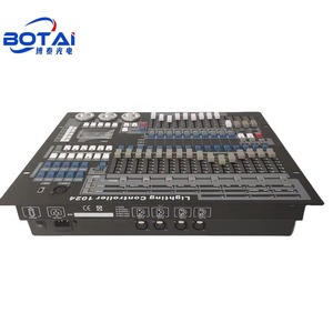 Controlador de iluminación BOTAI King DMX 1024 con 1024 canales DMX interruptor Manual 8A corriente de salida Efectos Incorporados pantalla LCD