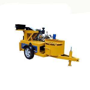 超手動移動粘土インターロッキングレンガ製造機圧縮土レンガ成形機 - Product Image 4