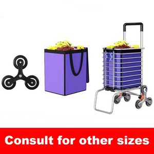 Kolay taşıma için dayanıklı ve kullanışlı alışveriş sepeti günlük kullanım için 2/8 tekerlekler hafif katlanabilir alışveriş sepeti - Product Image 5