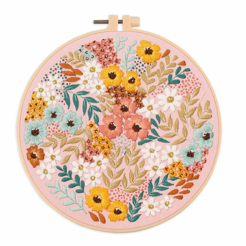 S122 Kit de broderie point de croix à faire soi-même - Fleurs