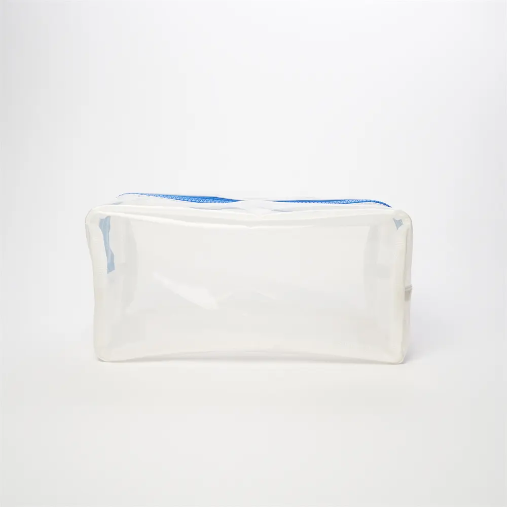 Saco de PVC transparente à prova d'água acessível para cosméticos Premium para aplicação cosmética