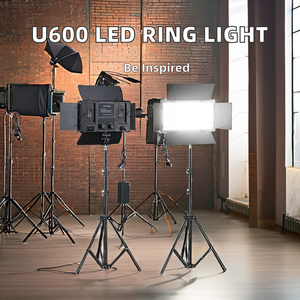 U600 dim LED RGB halka ışık Metal stüdyo aydınlatma için Video fotoğraf canlı akışı ve makyaj için TikTok & telefon kullanımı - Product Image 3