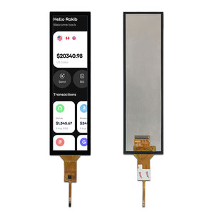Monitor de pantalla IPS de 8,8 pulgadas con carcasa de cubierta Módulo TFT LCD Forma de tira larga Windows Raspberry Pi Linux Android OS