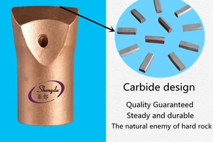 28mm-50mm Mining <strong>Drilling</strong> Tungsten Carbide <strong>Tapered</strong> <strong>Chisel</strong> <strong>Bit</strong> for Jack Hammer Slotted <strong>Bit</strong> - Product Image 5