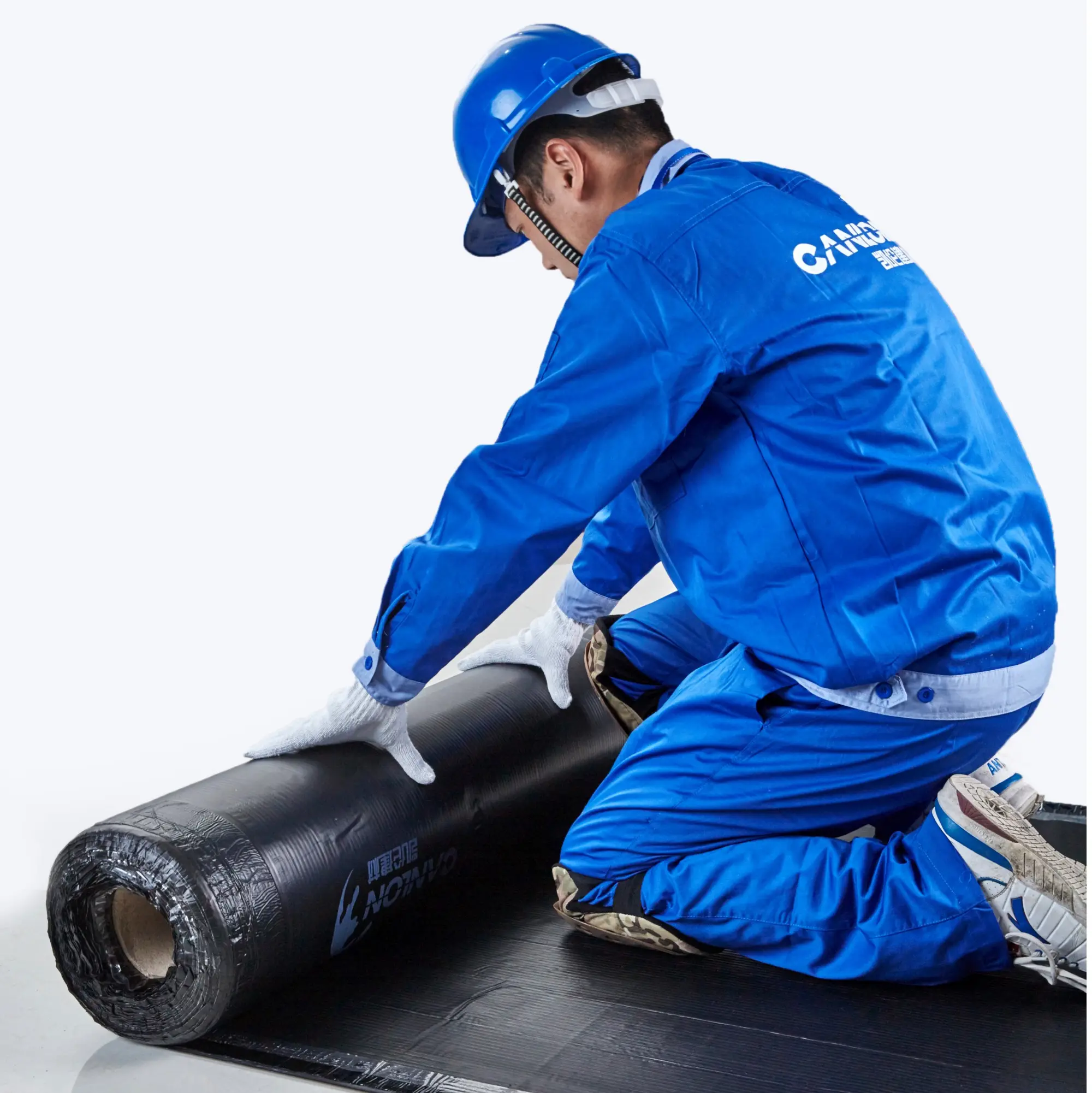 Membrana impermeable autoadhesiva de Bitumen, MBA-CL laminada cruzada, resistente al agua, para cubierta