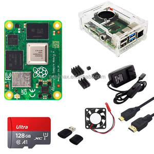 Raspberry Pi Compute modulo 4 CM4102008 scheda singola alimentazione Computer scheda SD scheda ventola dissipatore adattatore custodia Touch Screen CM4 - Product Image 1