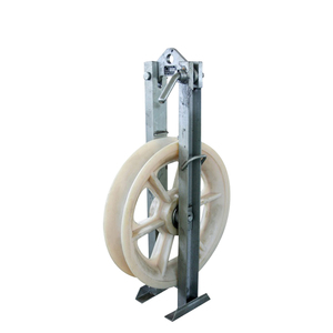 508x100mm Overhead Line <strong>Stringing</strong> Pulley Single-wheel Conductor <strong>Stringing</strong> Pulley <strong>Blocks</strong> - Product Image 5