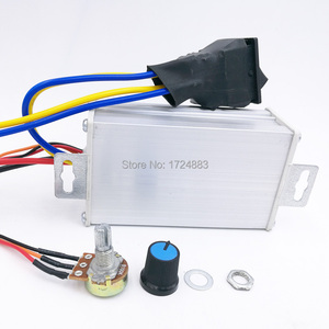+ 10a 9-60V DC Controlador de velocidad del motor 9-60V Reversible Pwm Control adelante/atrás - Product Image 3