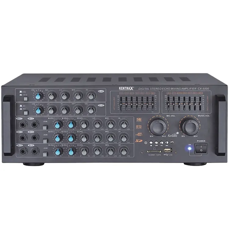 Modello ampiamente usato CX-5000 2 canali potenza in uscita 50 watt amplificatore Audio professionale