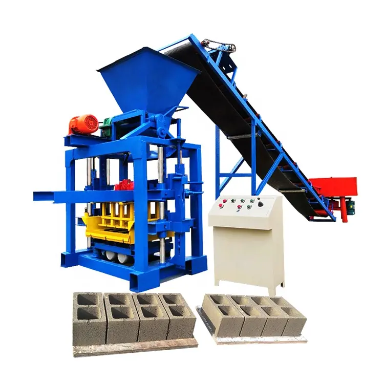 QT4-35 preço da máquina de fabricação de tijolos do solo do cimento