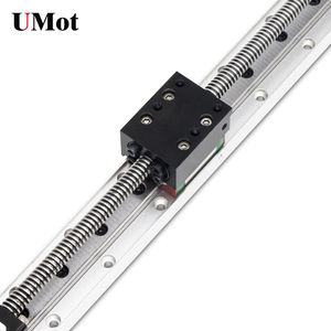 UMOT 250mm負荷30kg高精度電動リニアガイドレールクロスアクチュエーターシステム、ステッパーモーターボールスクリューモーションモジュール付き - Product Image 2