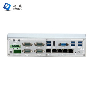 Neues Design Intel LGA1151 i3 i5 i7 RS232 4 COM 4 POE 5 LAN 11 USB-Lüfter Wärme ableitung Bild verarbeitung Eingebetteter industrieller Mini-PC - Product Image 3