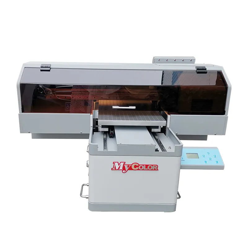 Mycolor 자동 고화질 A3 UV 프린터 디지털 잉크젯 평판 프린터 듀얼 XP600 tx800 인쇄 헤드 인쇄 기계