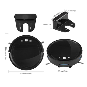 2022 yeni gelenler E118HW temizleyici robot Ultra uzun bekleme otomatik dönüş şarj ses kontrolü süpürme robotu - Product Image 3