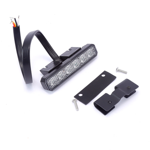ไฟกระพริบฉุกเฉินสีเหลืองอำพัน LED ไฟเตือนกระพริบสีแดงชัดเจนไฟแฟลช LED 6 LED 3W 12V - Product Image 4