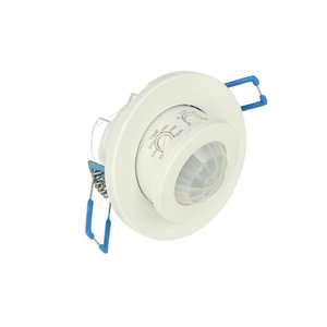 Temporizador de sensor de movimiento y crepúsculo PIR, carcasa blanca redonda empotrada, 220V, 360 grados, iluminación de grados/ - Product Image 2