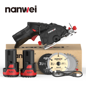 Nanweiミニ電気丸鋸12Vポータブル丸鋸 - Product Image 3