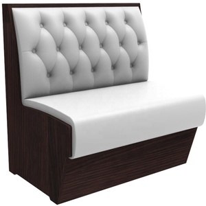 Mỹ phong cách nhà hàng gian hàng chỗ ngồi | bàn ăn gỗ cổ điển và gian hàng thiết lập | Thương mại Tùy chỉnh Diner đồ nội thất - Product Image 3