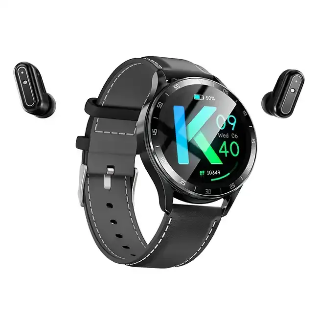 Fone de ouvido 2 em 1 bt hd chamando smartwatches sem fio tws com fone de ouvido por atacado de fábrica