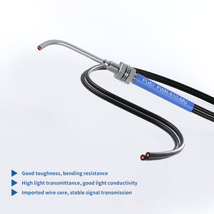 FUWEI FWR-610-MU 90 Degree Elbow Fiber Optic <strong>Sensor</strong> <strong>Diffuse</strong> M3M4M6 Probe Amplifier <strong>Proximity</strong> <strong>Sensors</strong>
