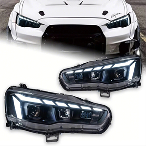 Mitsubishi Lancer DRL ไฟหน้า LED 2009-2016โปรเจคเตอร์ไฟตัดหมอกสำหรับรถยนต์ไฟ LED - Product Image 1
