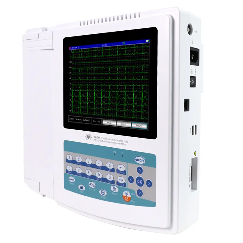 Contec Ecg 1200G Ecg Machine Draagbare Echocardiografie Machine