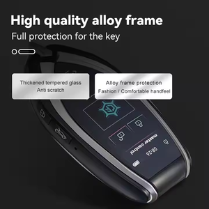 Sıcak satış evrensel Lcd akıllı uzaktan araba anahtarı anahtarsız tüm araba modelleri için bir düğme başlangıç <span class=keywords><strong>bm</strong></span>-w/ben-z/aud-i/toyot