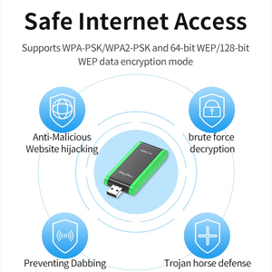 Schlanke und kompakte Veggieg Wifi6 Externe Gaming WiFi Adapter Netzwerk karte USB Hochleistungs-Wireless-Dongle-Netzwerk karte - Product Image 5