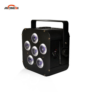 Tam renkli Led ışıklar altı bir Dj ışığı pil RGBWA yüksek parlaklık gece 6*18w ışık - Product Image 4