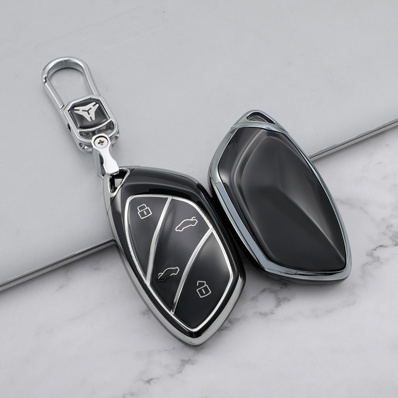 D Black + Key Ring