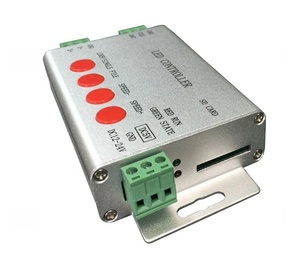 H801SB LEDBuild бесплатное программное обеспечение SD Card Play Pixel LED Strip контроллер Полноцветный Программируемый полосный пиксельный светодиодный контроллер - Product Image 2