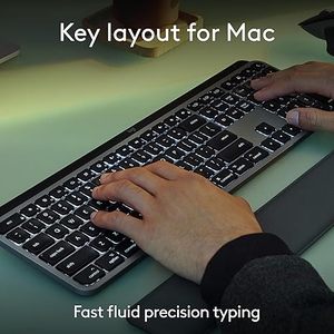 原装罗技MX按键S Mac无线键盘和鼠标组合，带掌托背光键盘无线鼠标 - Product Image 5