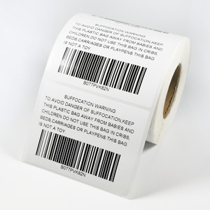 Etichetta di codice a barre personalizzabile all'ingrosso etichetta di sicurezza Anti-contraffazione dati variabili etichetta di imballaggio in evidenza