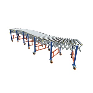 Línea de descarga de contenedores portátil Transportador de rodillos flexible automatizado Máquina de descarga de carga con CE para la venta - Product Image 1